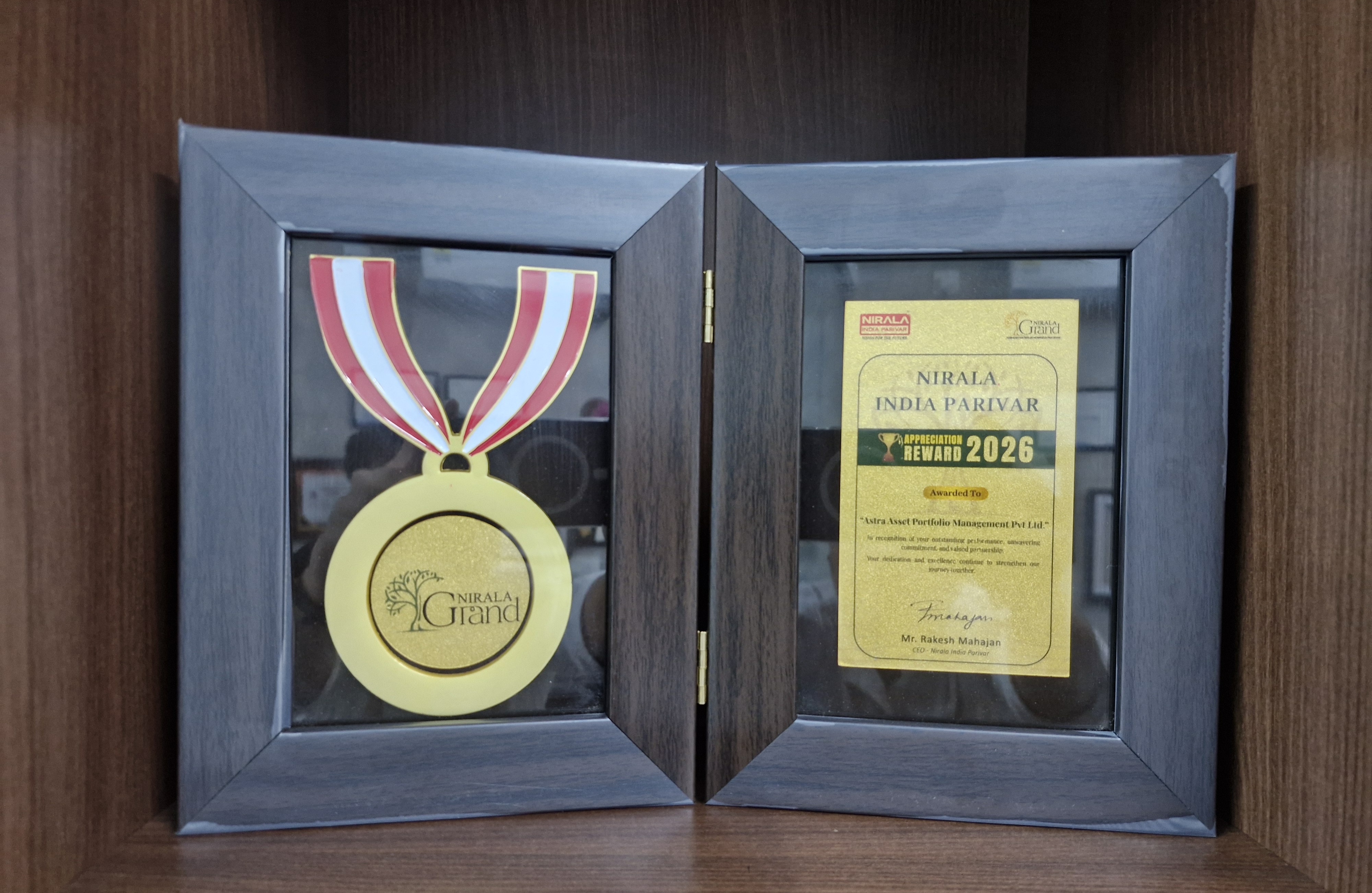 Appreciation Award