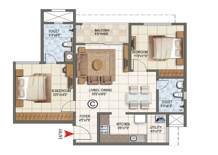 2-bhk-floor-plan