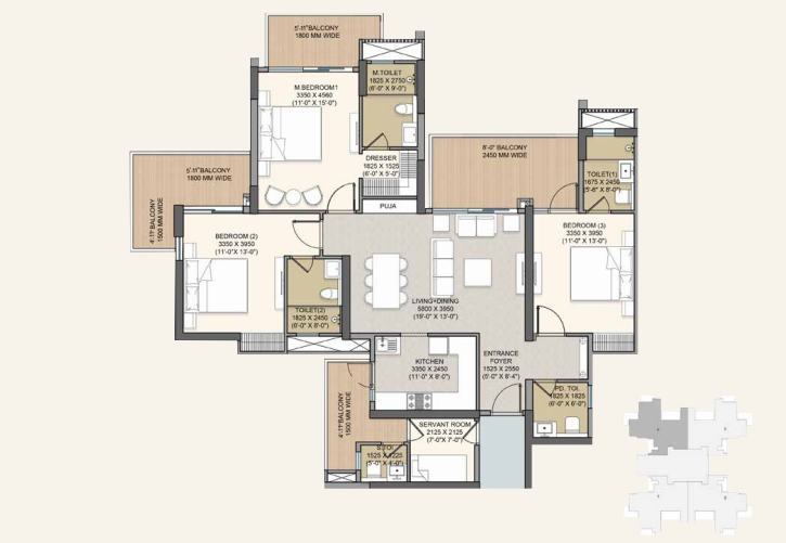 Ace Henai floor plan